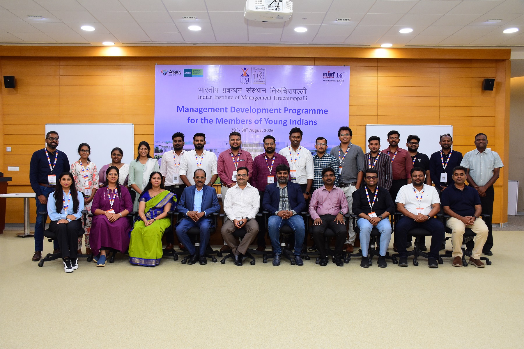 Valedictory of MDP - Members of Young Indians (YI) Trichy