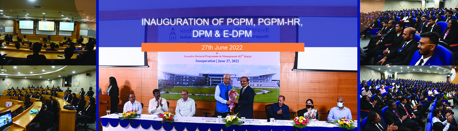 Inauguration of PGPM, PGPM-HR, DPM & E-DPM