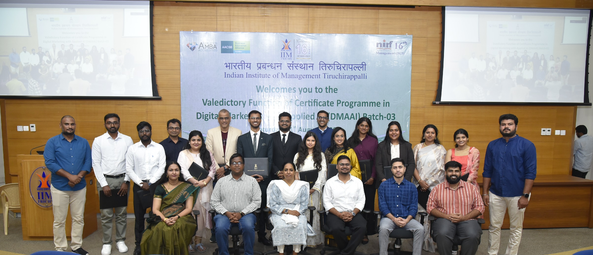 Valedictory of Digital Marketing with Applied AI - Batch 03