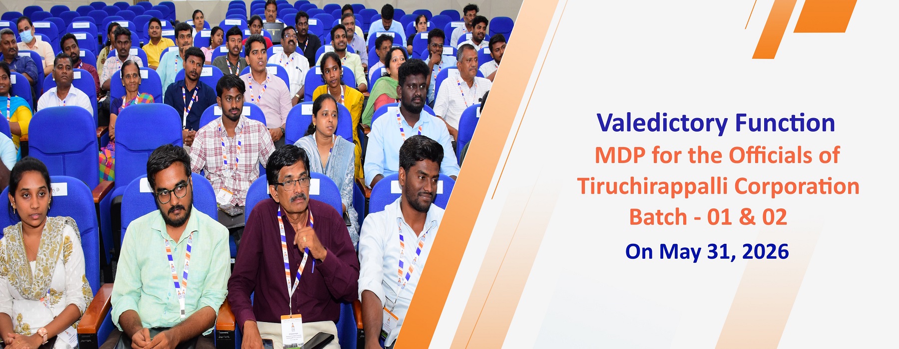 Valedictory of MDP - Trichy Corporation Batch 01 & 02