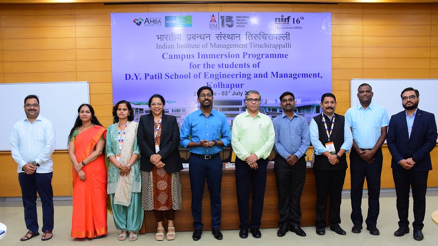 Valedictory Function - Campus Immersion Programme for the Students of D.Y. Patil School of Engineering and Management
