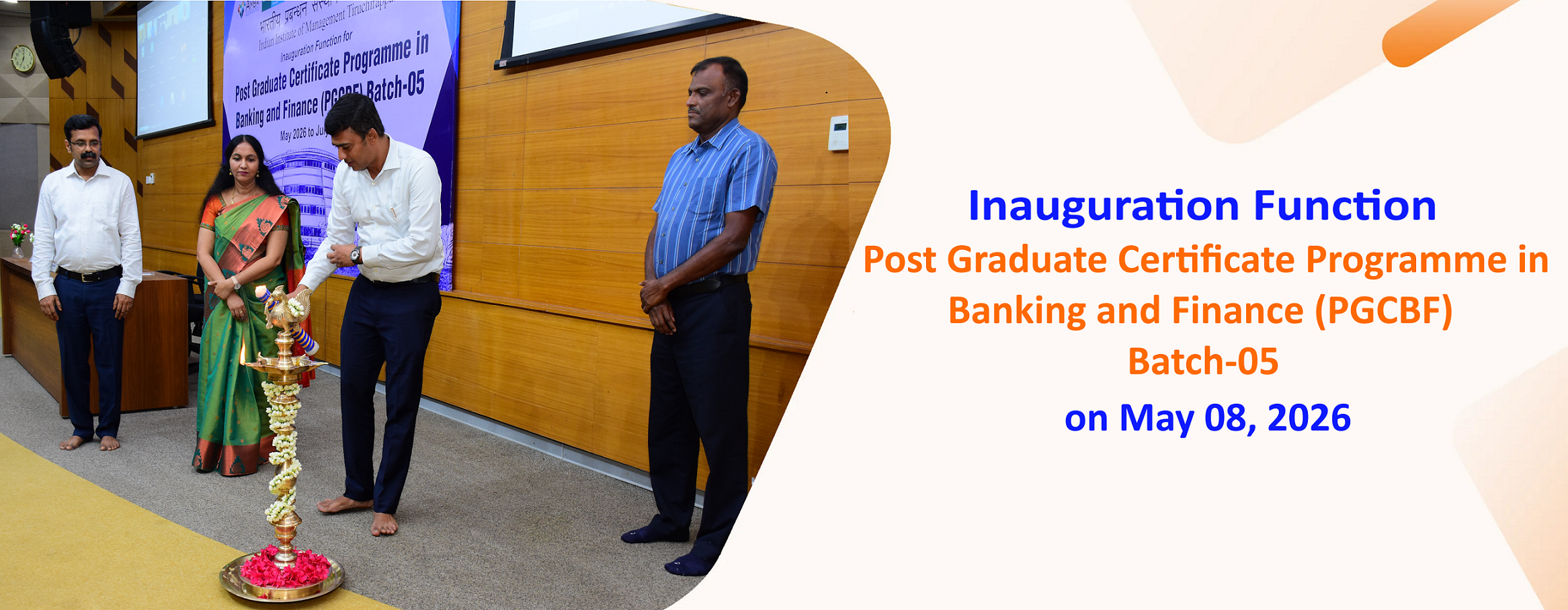 Inauguration Funciton - PGCBF (Batch 05)