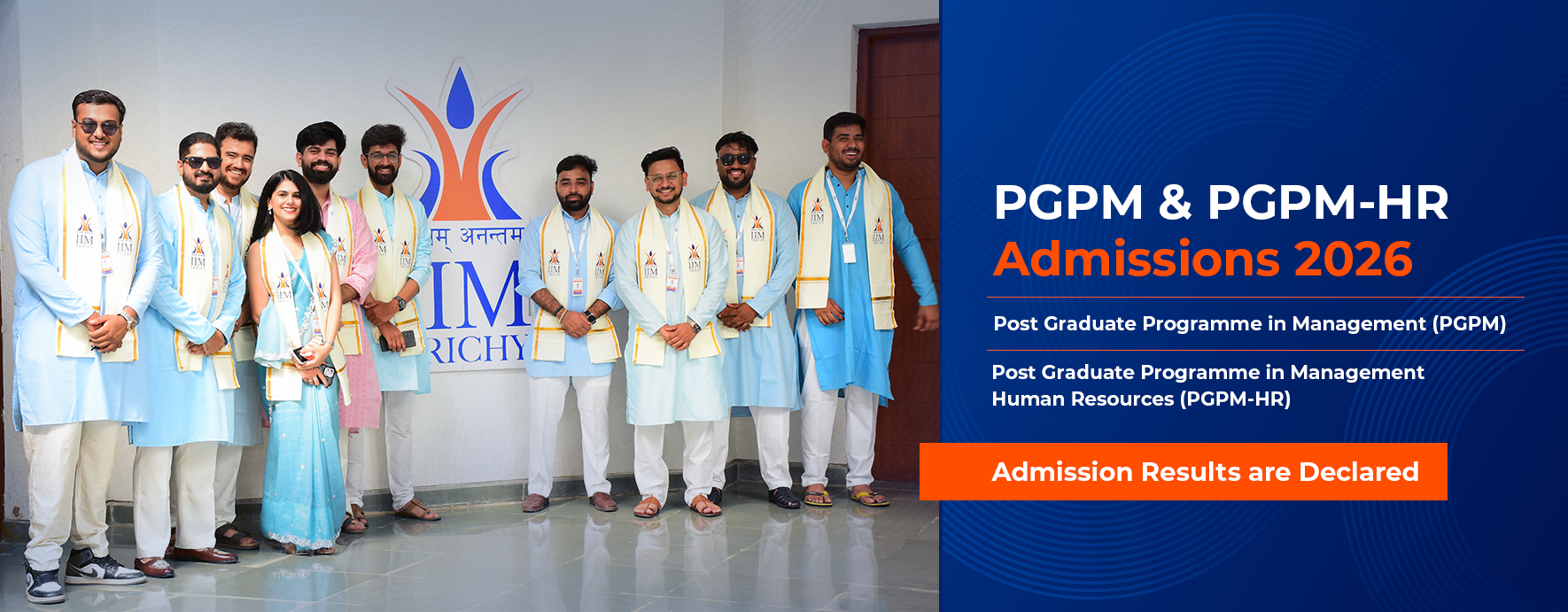 PGPM and PGPM-HR Admission Results 2026