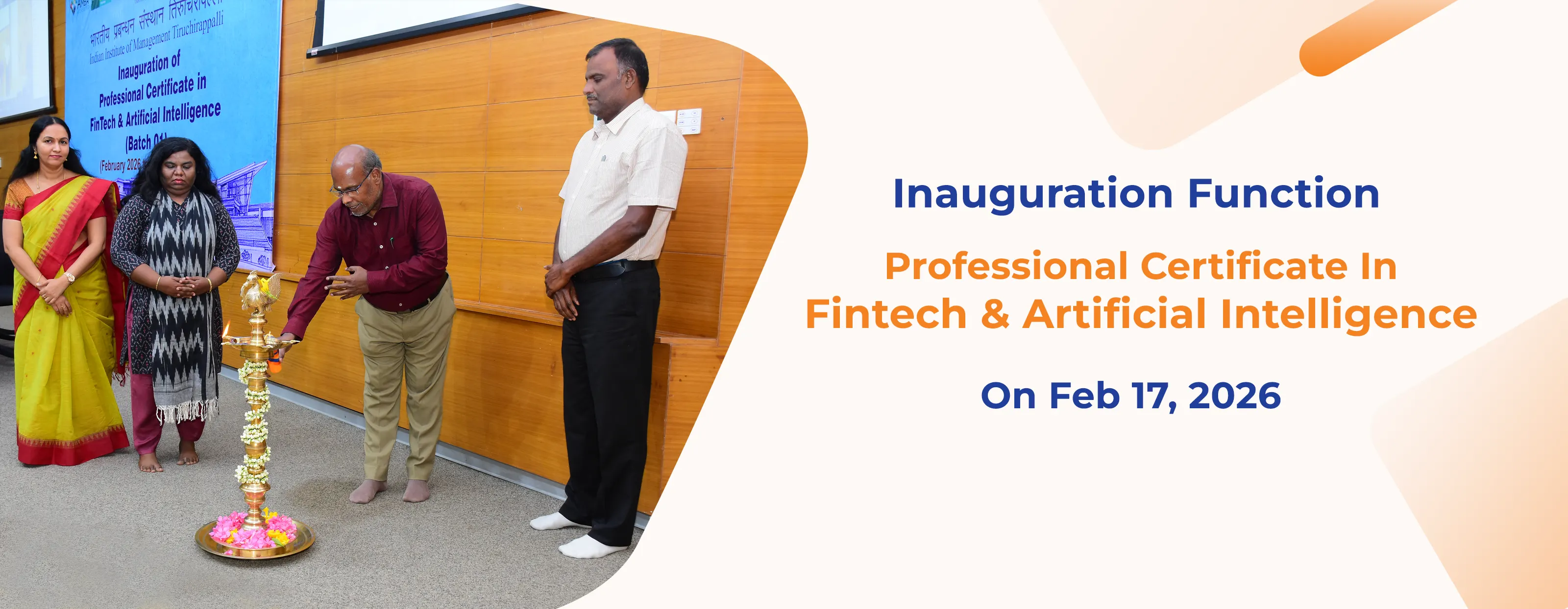 Inauguration - Professional Certificate in FAI (Batch 01)