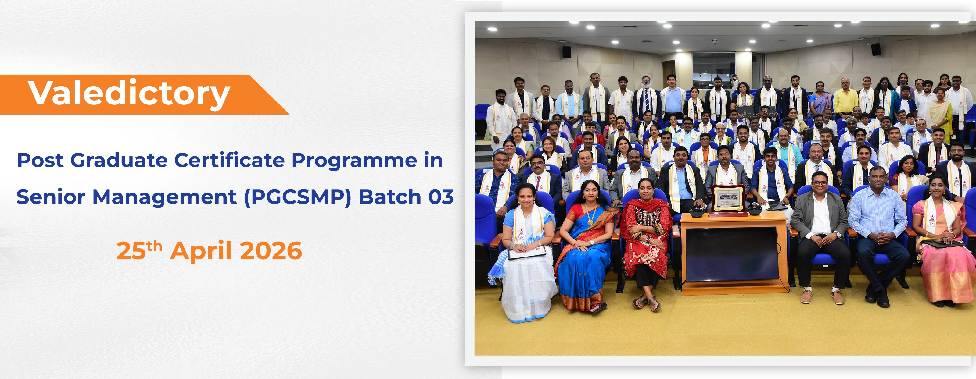 Valedictory Function - PGCSMP (Batch 03)